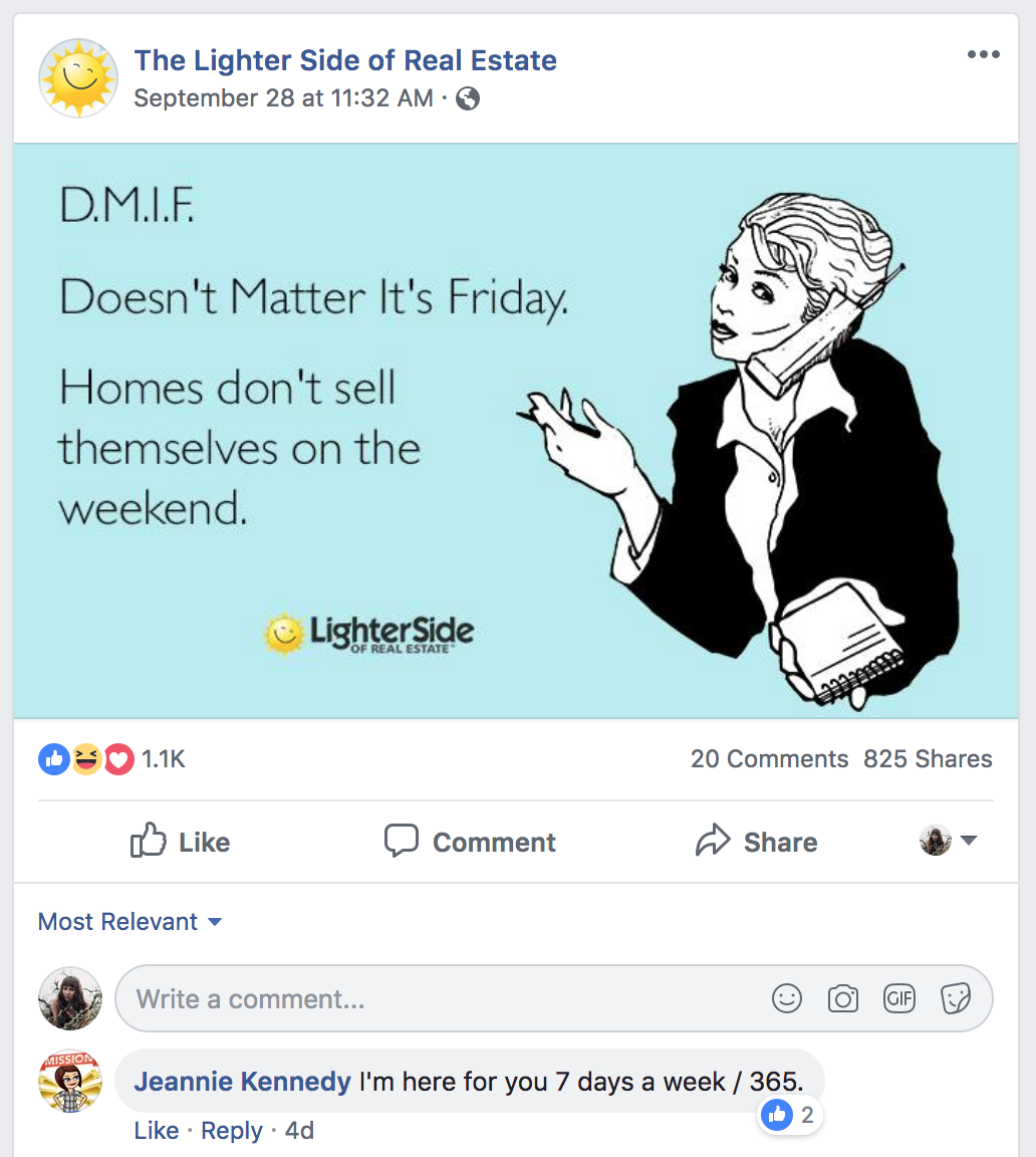 real estate facebook post ideas
