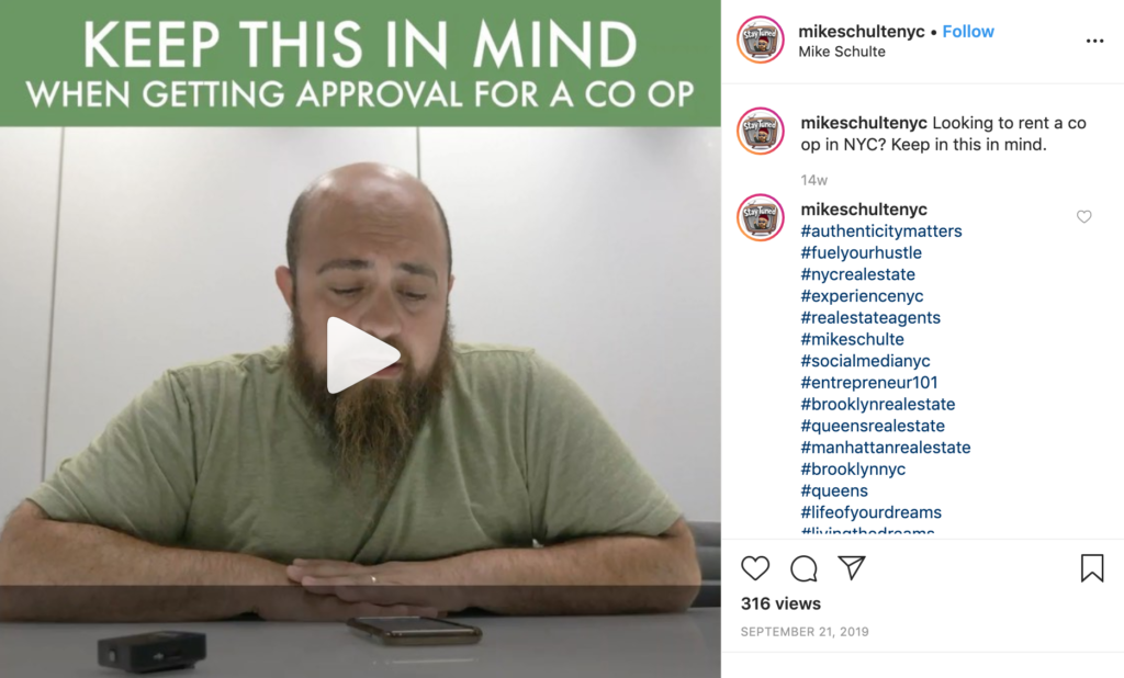 Mike Schult Instagram post